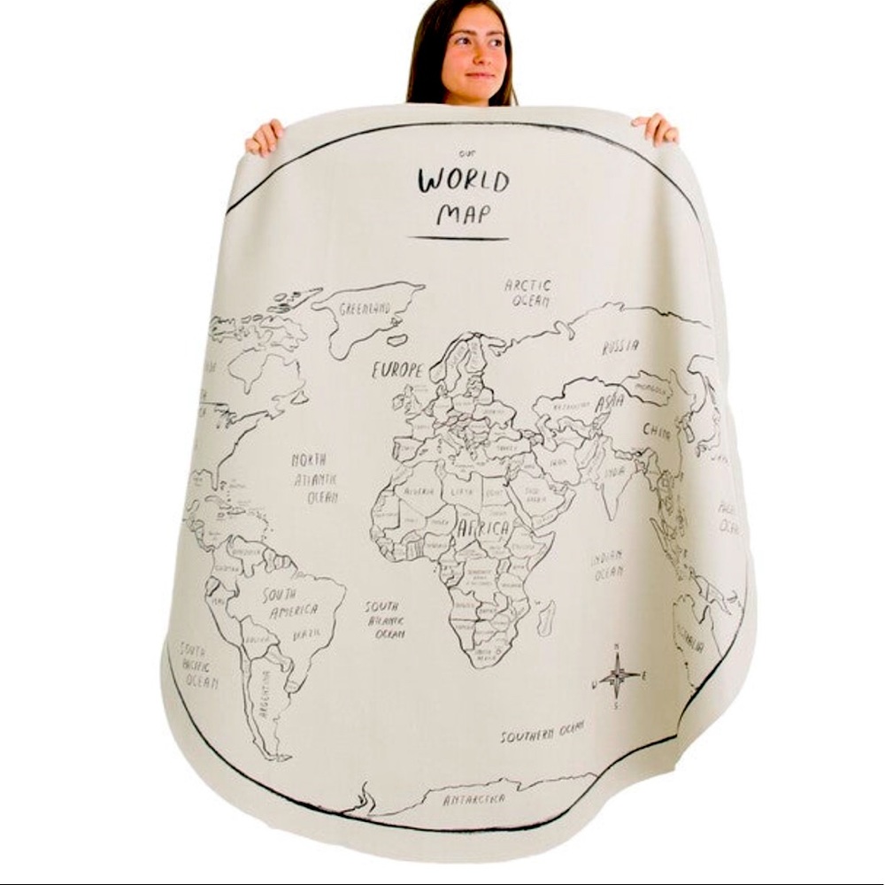 Gathre Circle World Map